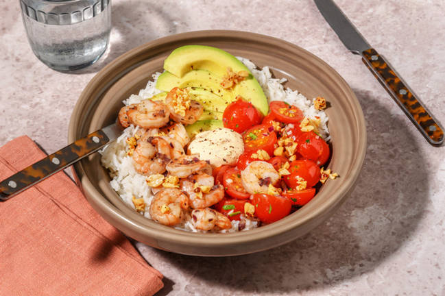 Texmex-krydret rekebowl