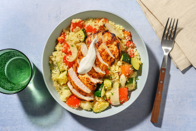 Grekisk kycklingcouscous