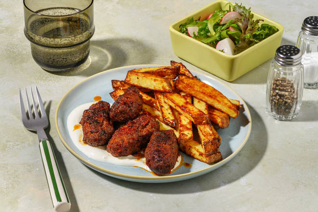 Sun-Dried Tomato Spiced Beef and Pork Koftas