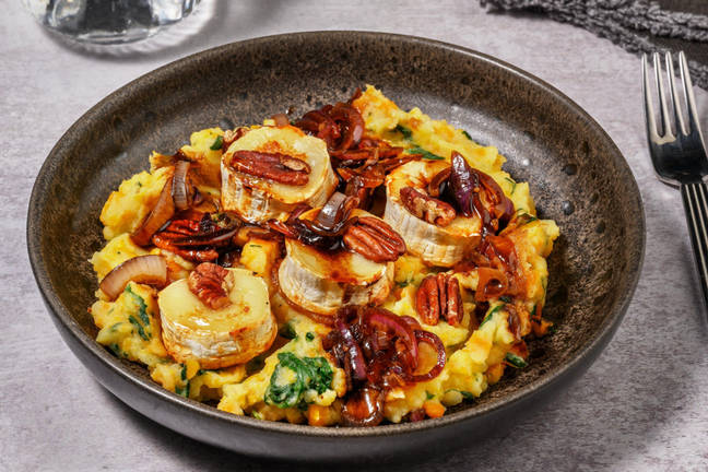 Creamy Goat's Cheese with Onion Jus