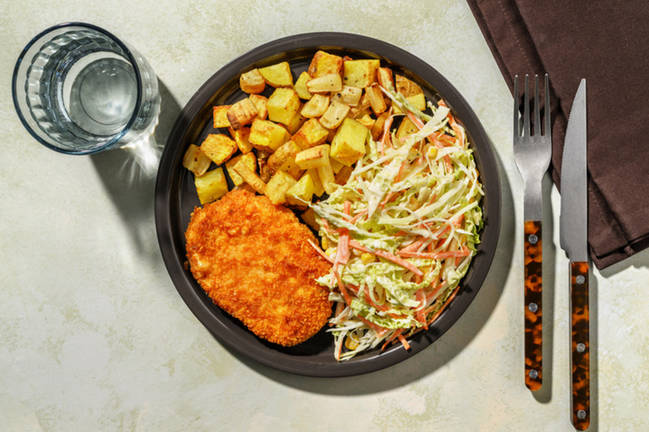 Gyllenstekt pankopanerad fläskkotlett