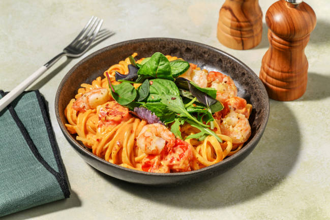 Italiensk reje-linguine