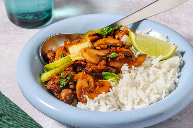 Quick Fragrant Pork and Mushroom Stir-Fry