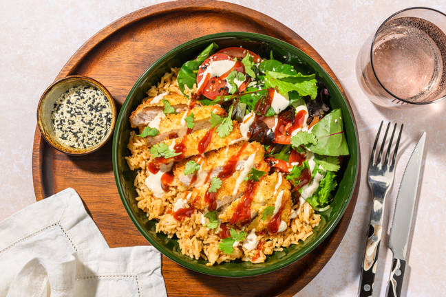 BBQ Tonkatsu Pork Bento Bowl