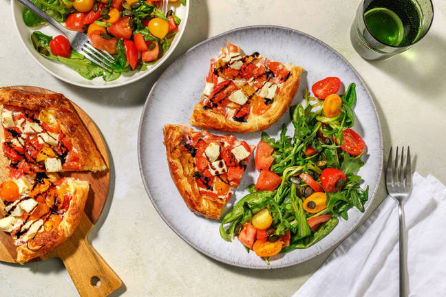 Tomato Galette with Greek-Style Cheese