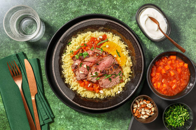 Marockansk lammtagine och couscous