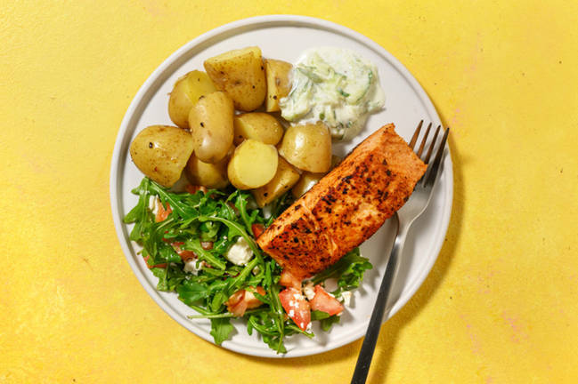 Rask greskinspirert laks