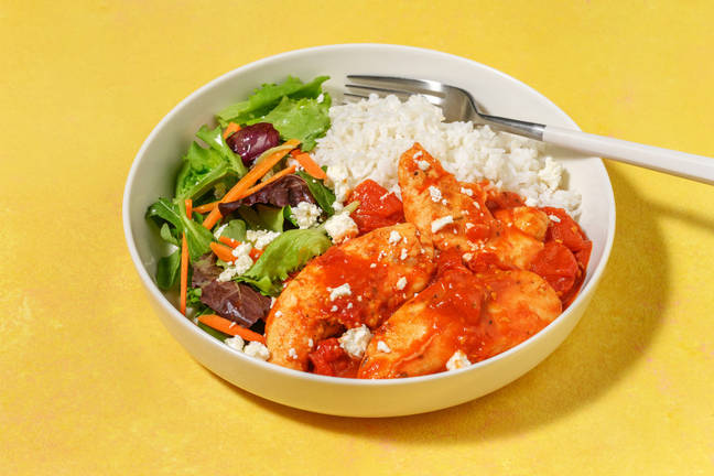 Hurtig kylling i tomatsauce