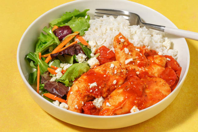 Kryddig kyckling i tomatsås