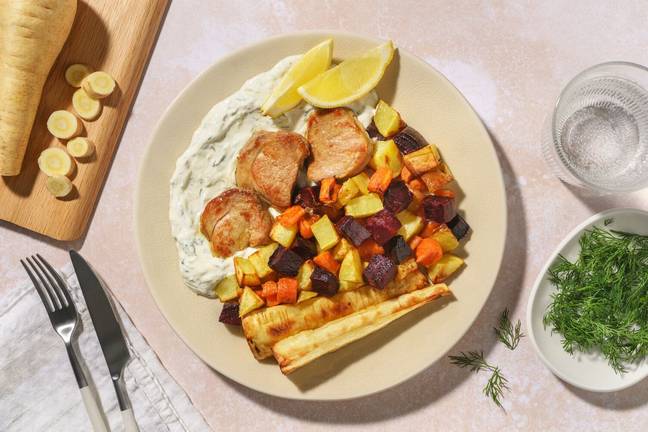Citrusstegt svinekotelet