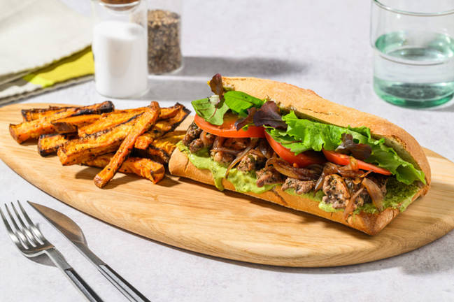Herby Beef & Caramelised Onion Sambos