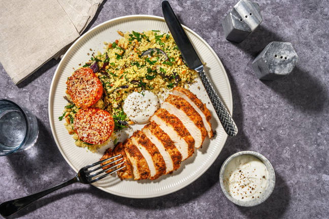 Mellanösterninspirerad kyckling