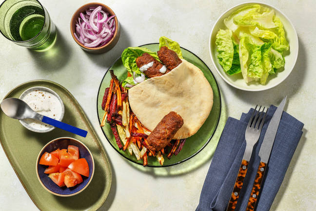 Pita med svinekødskofta