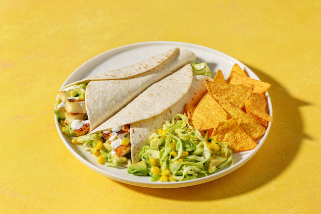 Rask meksikanske halloumiwraps