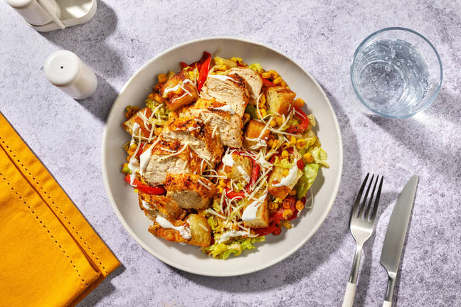 Mexican Style Chicken and Charred Veg Salad