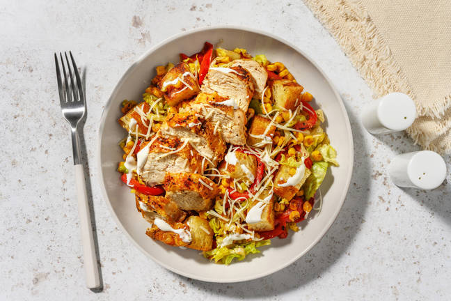 Mexican Style Chicken and Charred Veg Salad