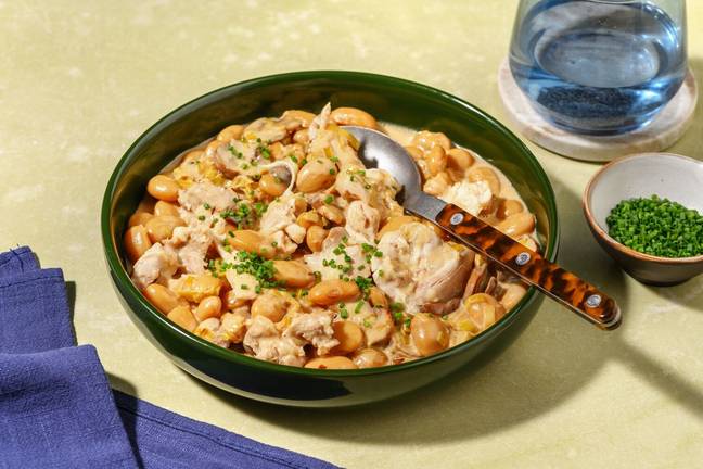 One Pot Creamy Leek & Mushroom Chicken Thighs