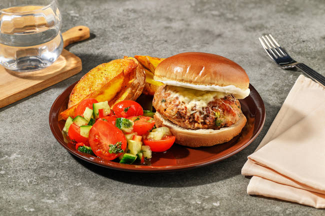 Wales' Lamb and Mint Burger