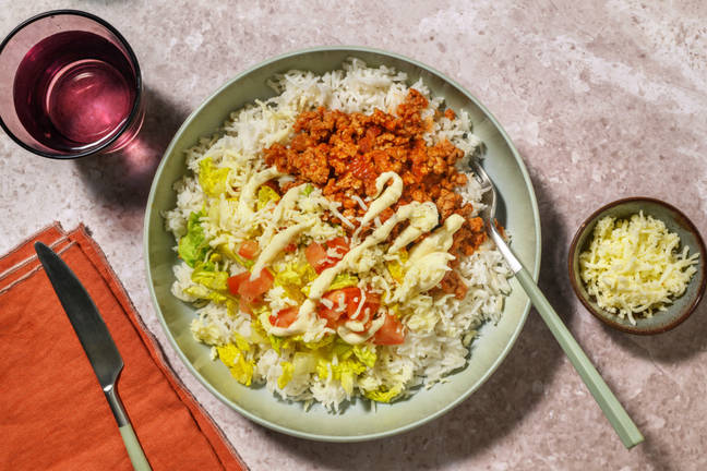 Pork Cheeseburger Inspired Bowl