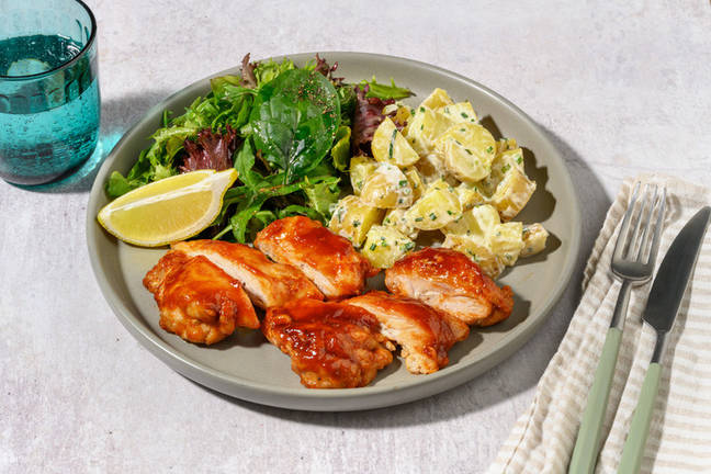 Pollo alla paprika affumicata in glassa BBQ