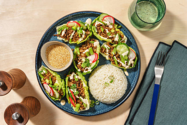 Vietnamesiske salatwraps med vegetardeig
