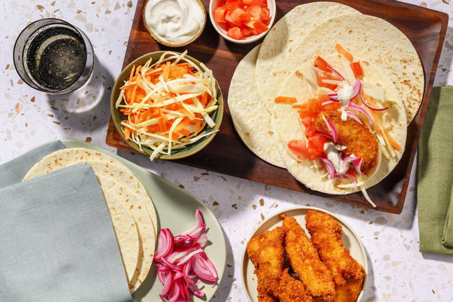 Krispiga kycklingtacos | Gör din egen