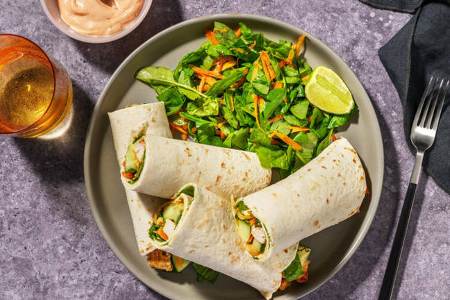 Vietnamesiskinspirerad hoisinfläskwrap