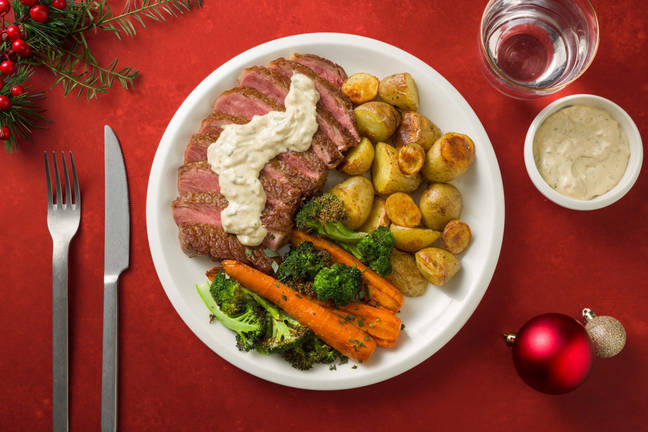 Pannestekt biff og estragondipp