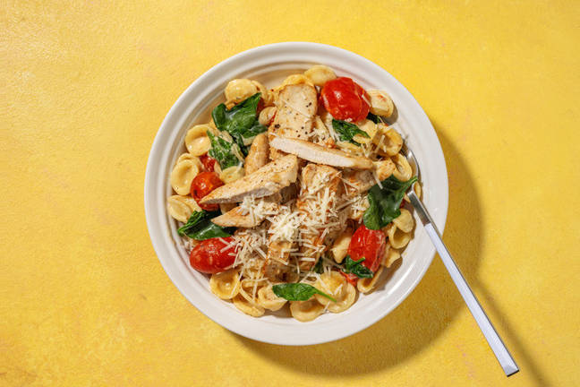 Krämig kycklingpasta