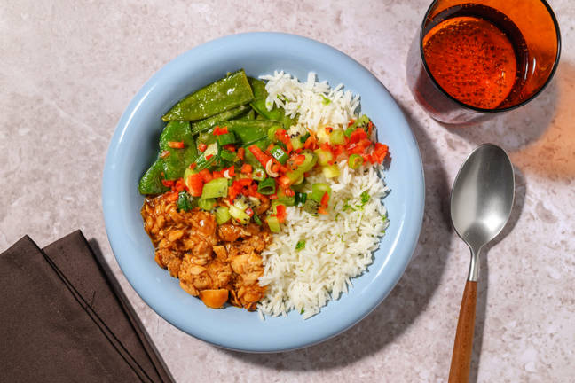 Teriyaki Salmon Poke Style Bowl 