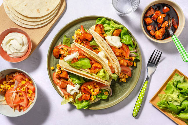 Sweet Soy Chicken Tacos