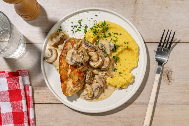 Scaloppine di pollo ai funghi di Nonna Franca