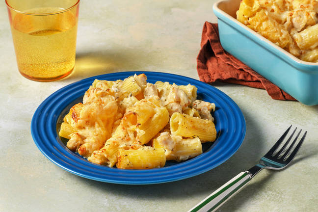 La gratinada: pasta con pollo y bechamel casera