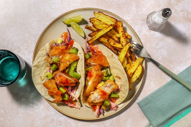 Sweet Chilli Fried Chicken Tacos