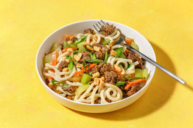 Lättlagad mongolisk nötfärswok