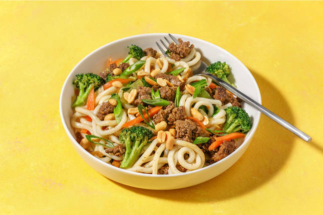 Enkel mongolsk oksekødswok