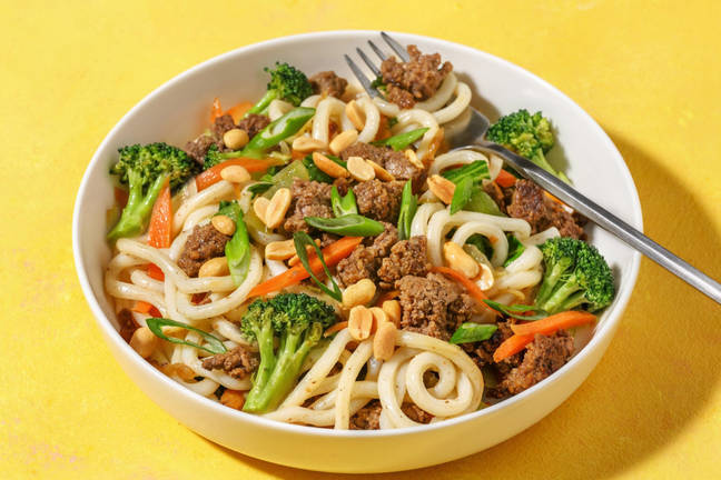 Lättlagad mongolisk nötfärswok