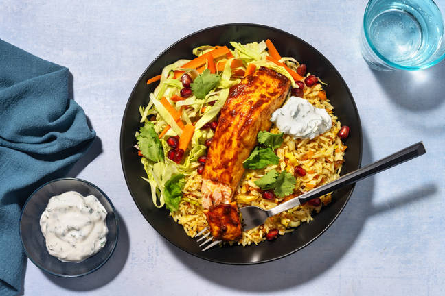 Tikka masala-krydret ørred