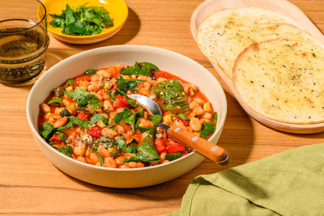 Chermoula-Spiced Cannellini Bean Soup