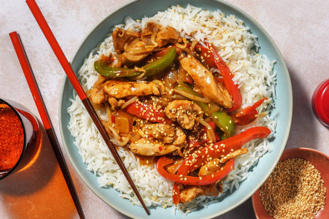 Chicken & Beansprouts in Black Bean Sauce