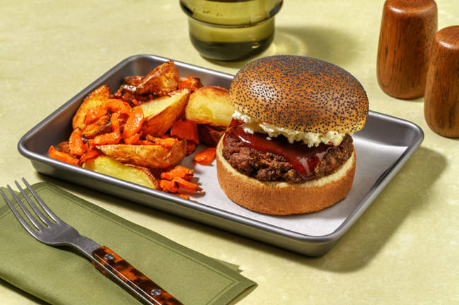 La GOAT: hamburguesa de ternera con queso de cabra