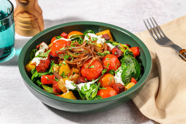 Amerikansk chorizopytt