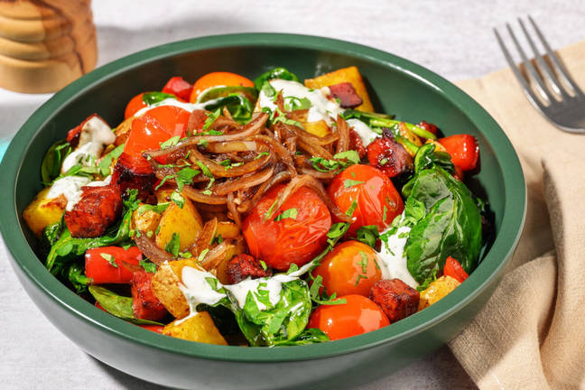 Amerikansk chorizo-biksemad