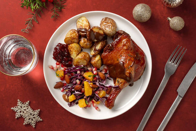 Ovnsbakt andelår og brun saus