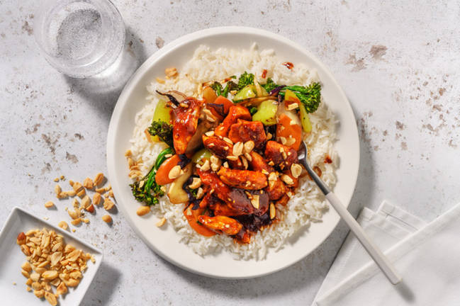 Kinesiskt inspirerad apelsinkyckling