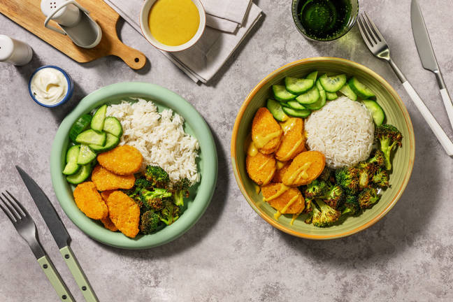 Japansk katsubowl på vegonuggets