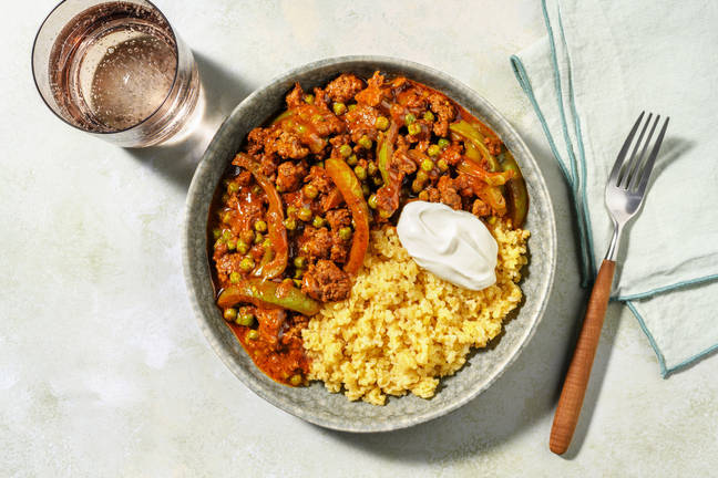 Super Quick Beef and Pea Rogan Josh