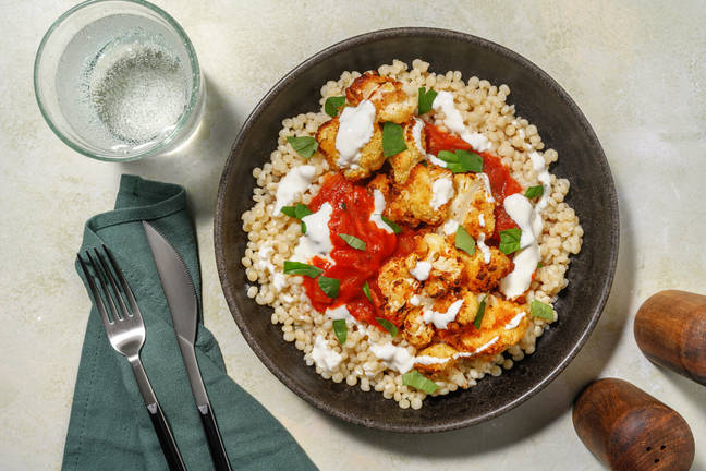 Harissa-Blumenkohl Nuggets
