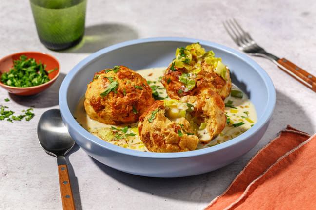 Gebackene Laugen-Käse-Knödel