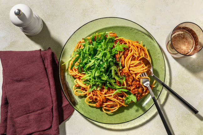 Classic Meat-Free Mince Spag Bol